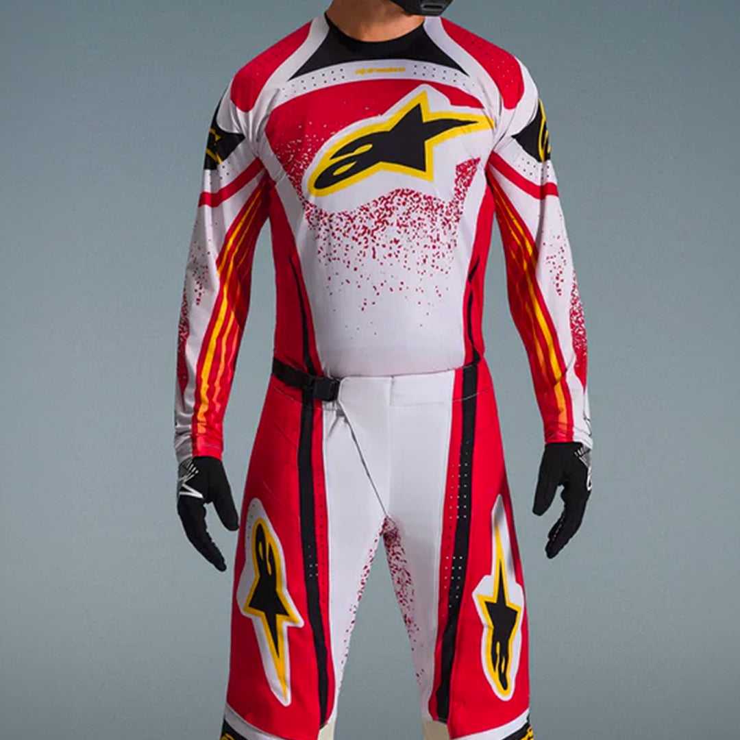 ALPINESTARS JERSEY WHT RED BLK
