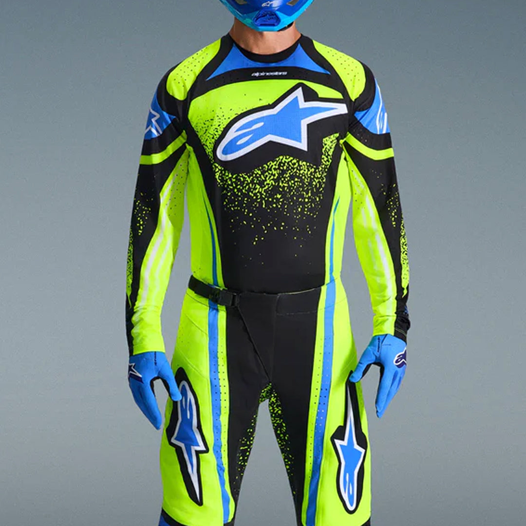 ALPINESTARS JERSEY BLK GRN BLUE