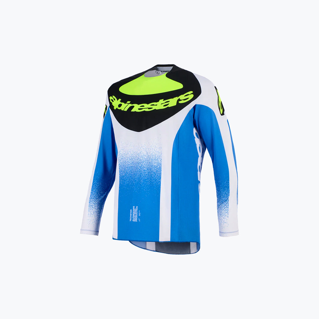 Alpinestars Motocross Jersey Hi-Viz Blue/White