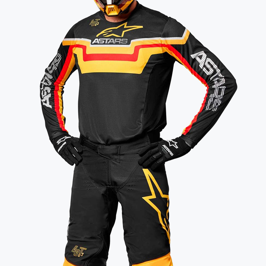 Alpinestars Motocross Jersey Black/Yellow/Red
