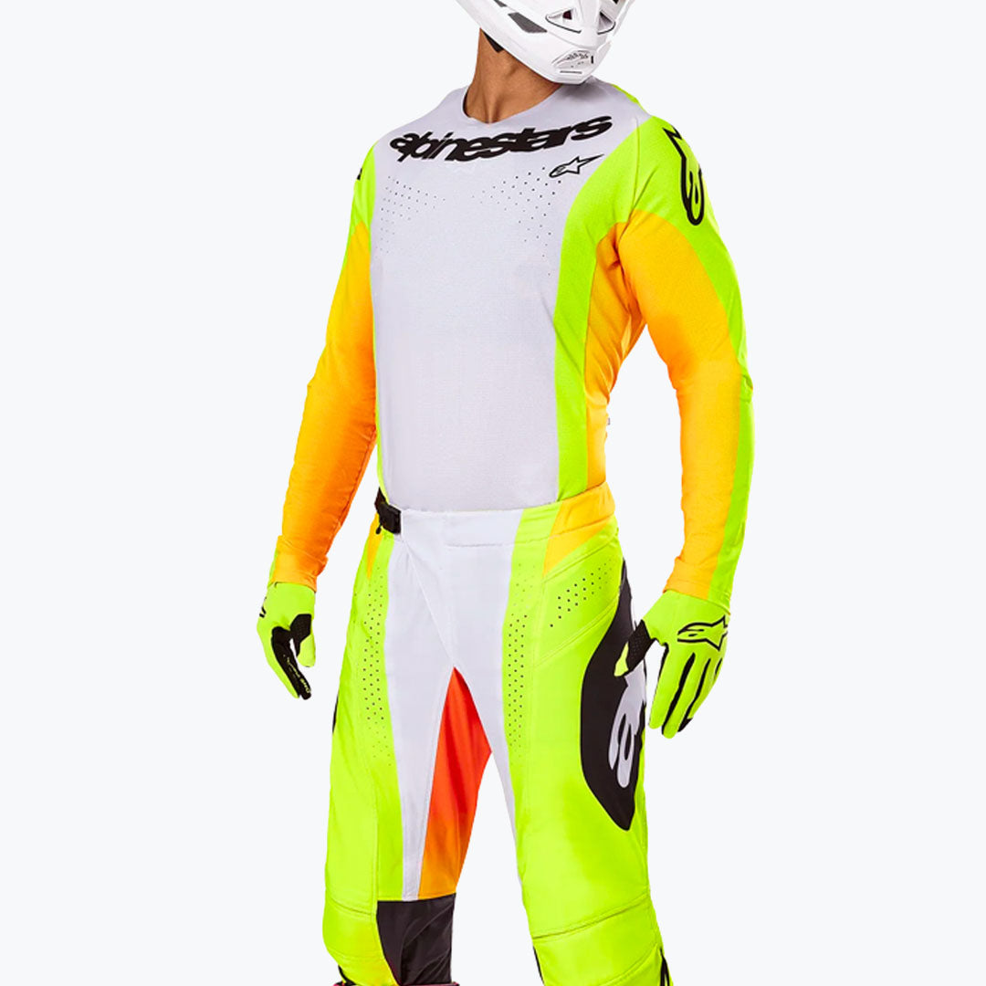 ALPINESTARS JERSEY WHT HIVIZ ORANGE
