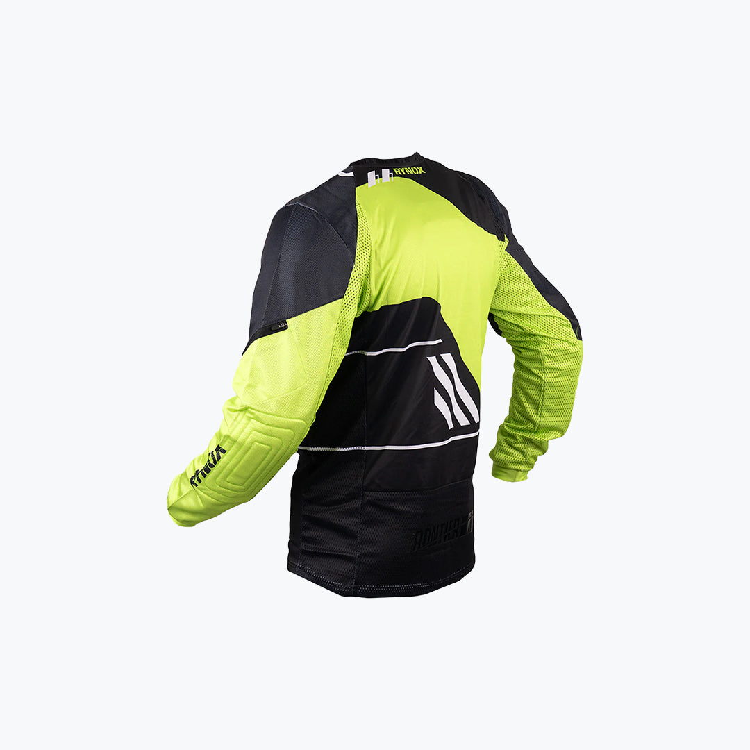 Rynox Frontier Pro Offroad Jersey Green Black