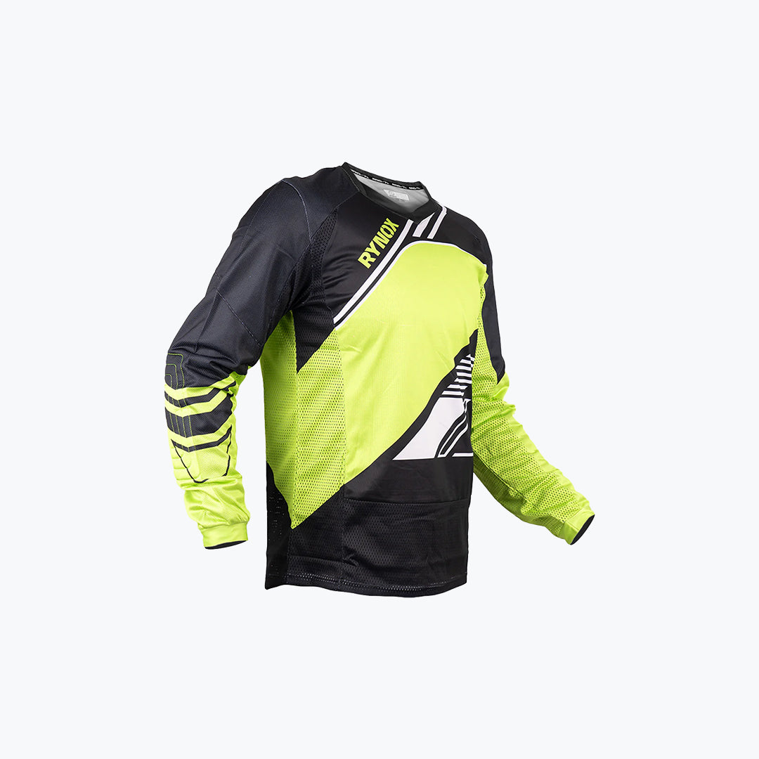 Rynox Frontier Pro Offroad Jersey Green Black