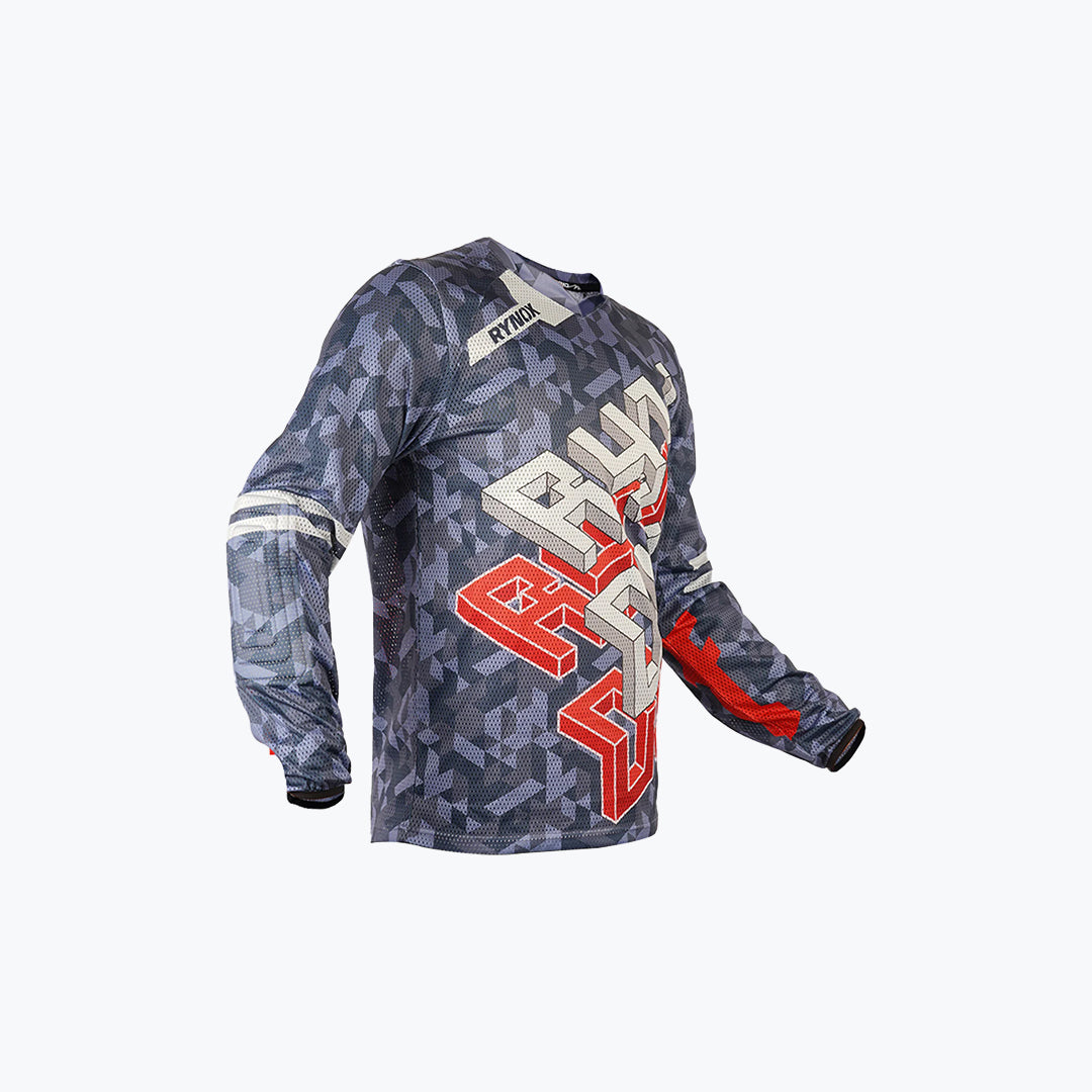 Rynox Fusion Neo Offroad Jersey Camo Green