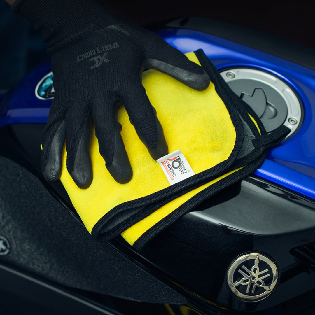 JB Racing Microfiber Towel Yellow