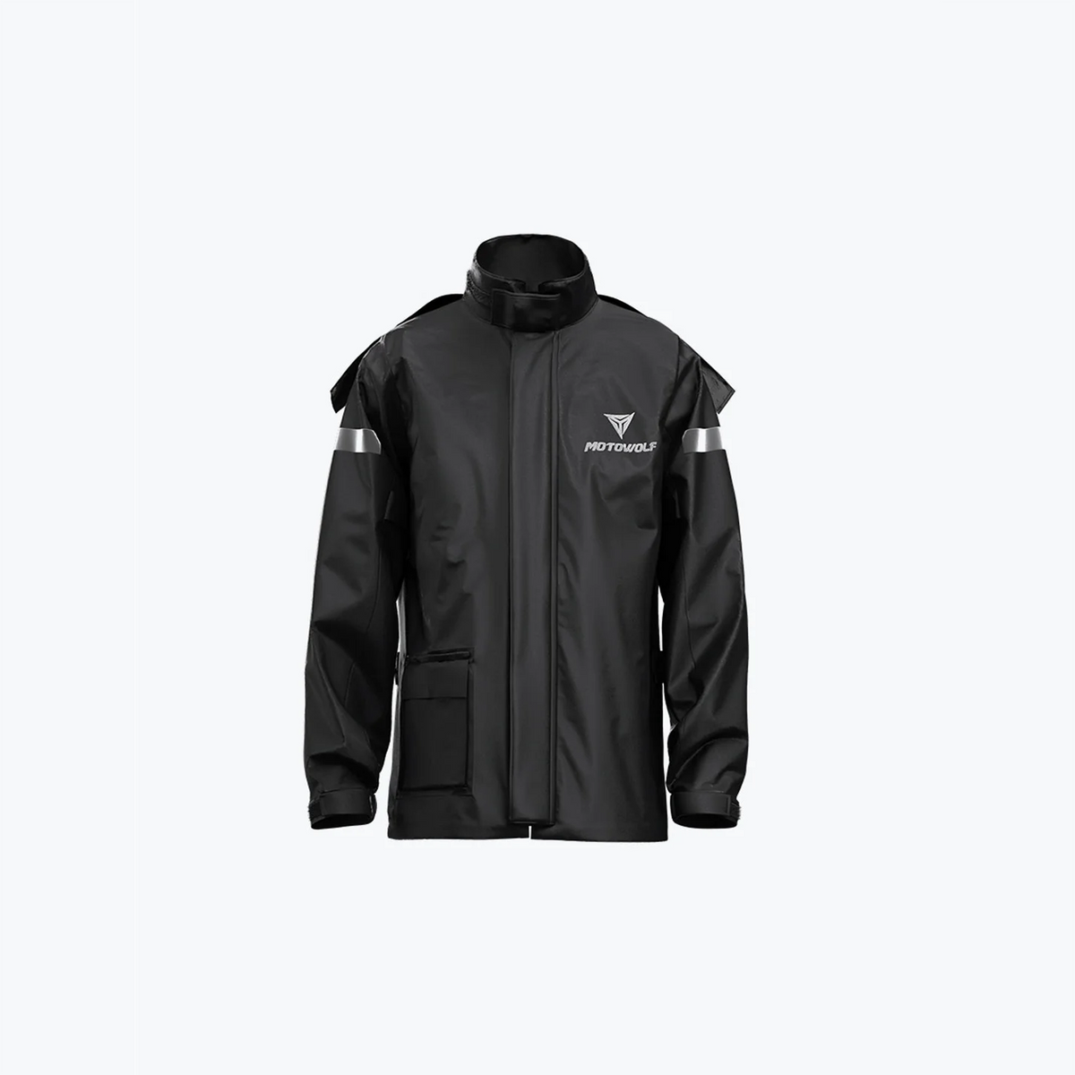 MOTOWOLF MDL0401 Waterproof Motorcycle Raincoat Set Black