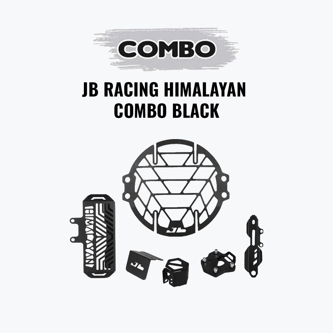 JB Racing Himalayan Combo Black (6-in-1 Protection Kit)