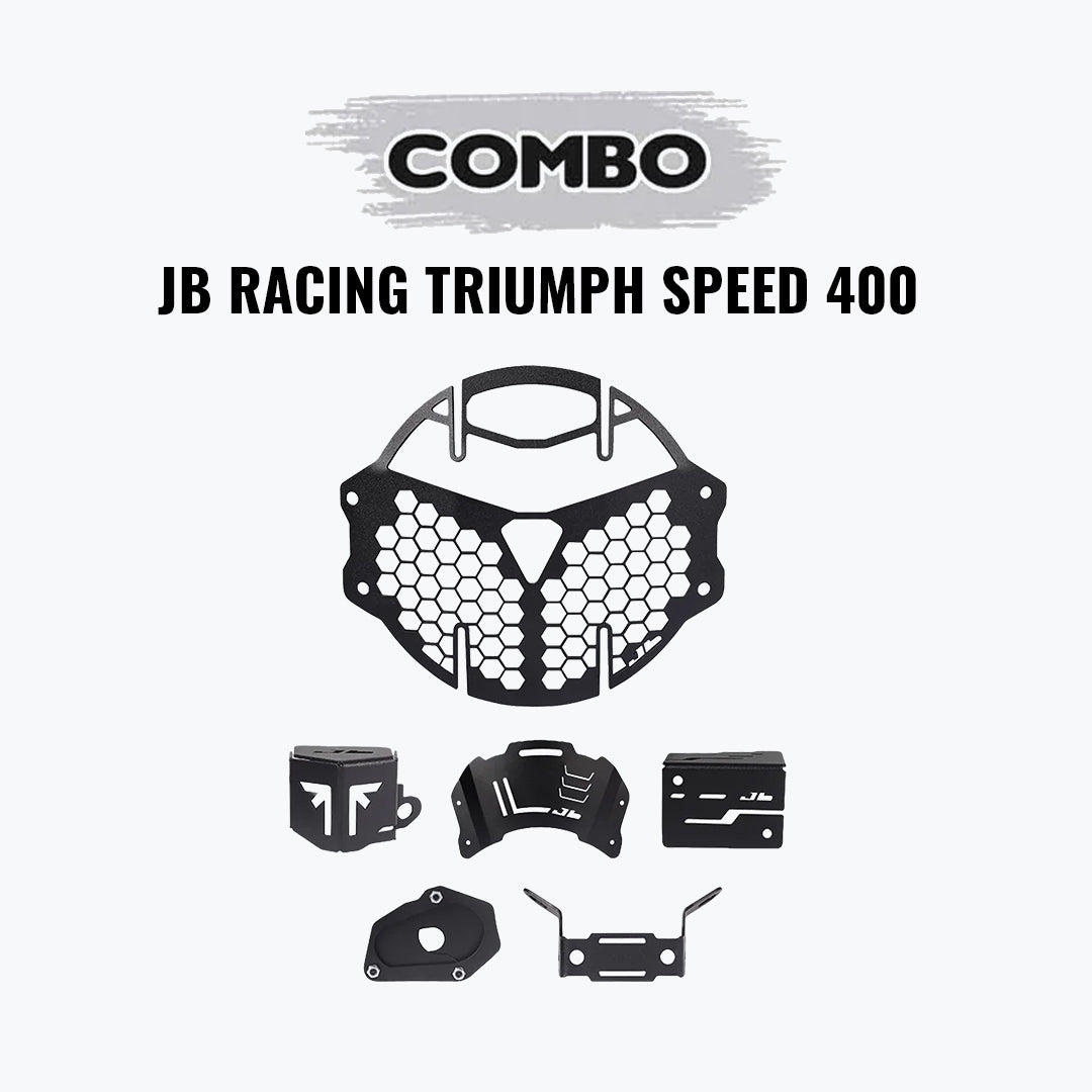 JB Racing Triumph Speed 400 Protection Combo Black