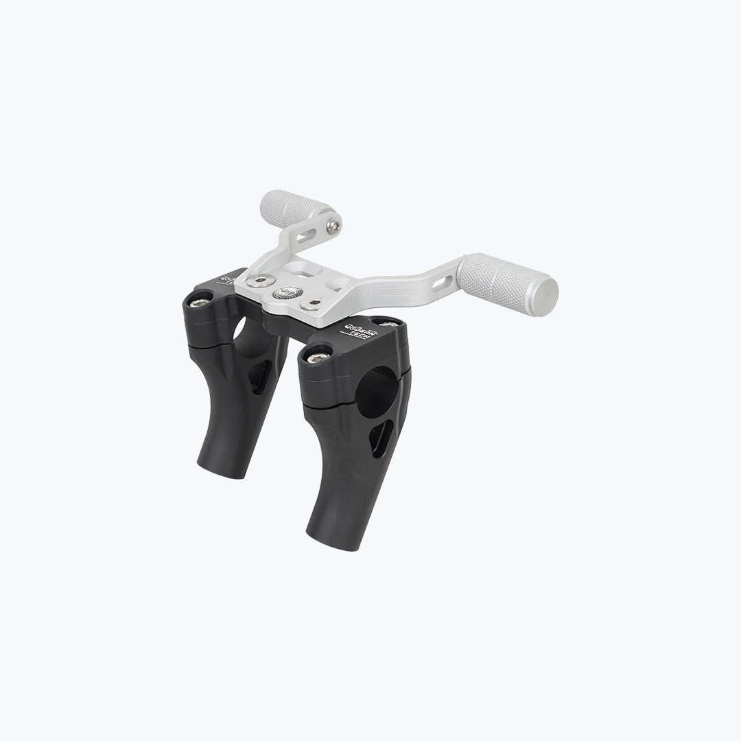 Modern Tech RE Guerrilla 450 Premium Combo Handlebar Riser with Mobile Holder Black / Silver