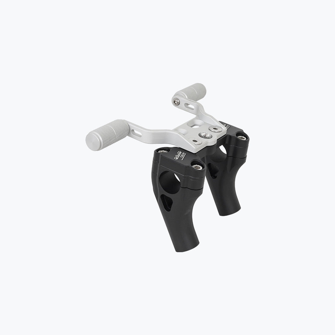 Modern Tech RE Guerrilla 450 Premium Combo Handlebar Riser with Mobile Holder Black / Silver