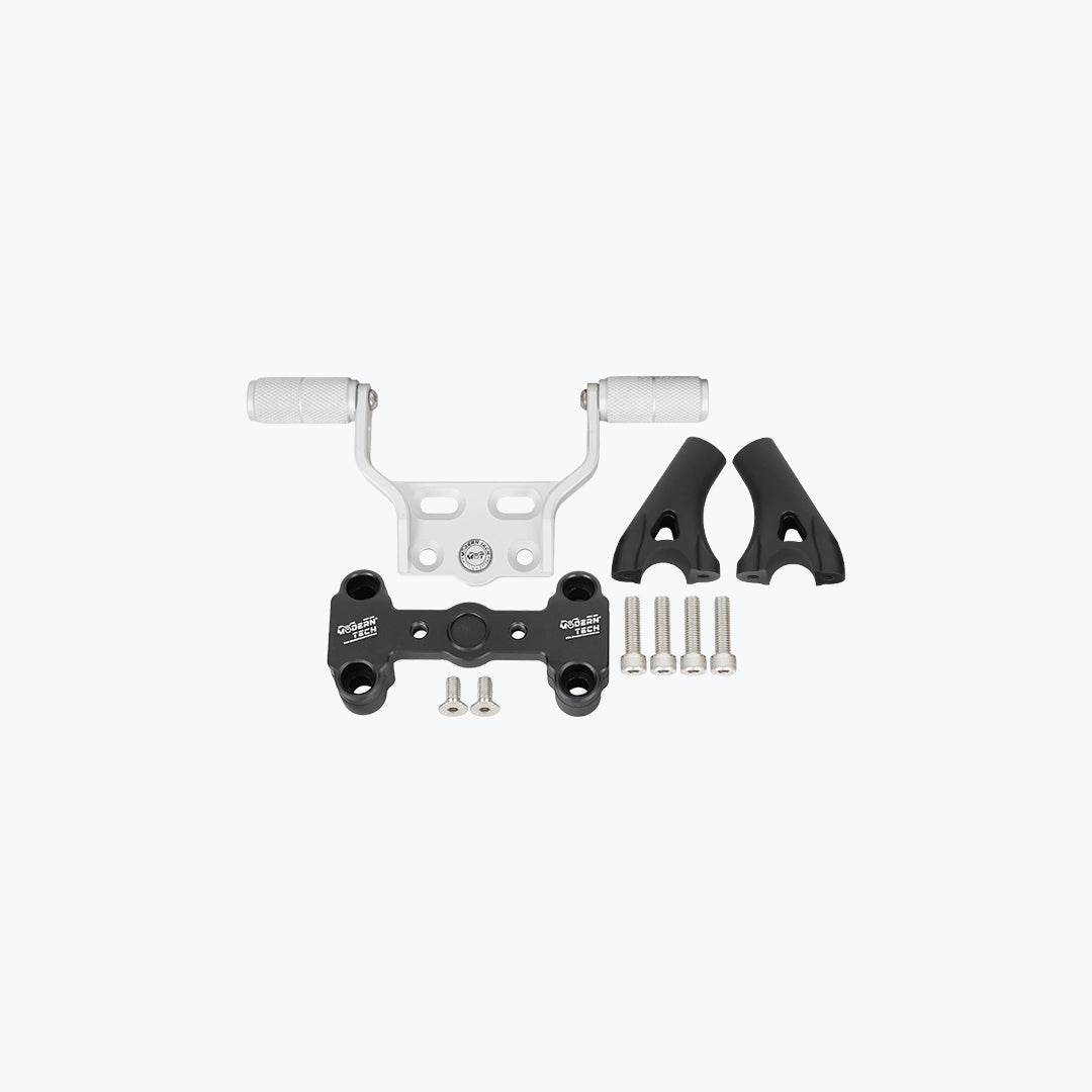 Modern Tech RE Guerrilla 450 Premium Combo Handlebar Riser with Mobile Holder Black / Silver