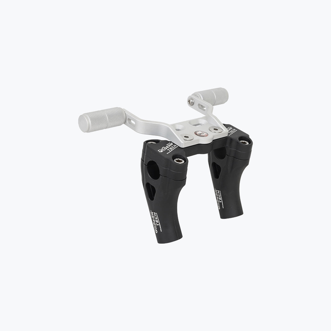 Modern Tech RE Bear 650 Premium Combo Handlebar Riser with Mobile Holder Black / Silver