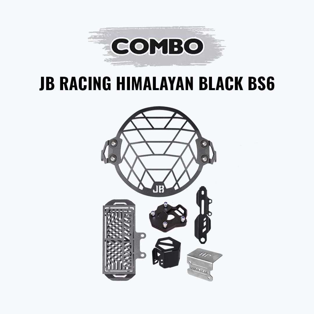 JB Racing Combo Kit for Royal Enfield Himalayan BS6 – Black