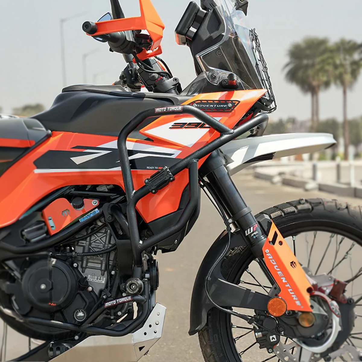 Moto Torque KTM 390 ADV X Crash Guard Black