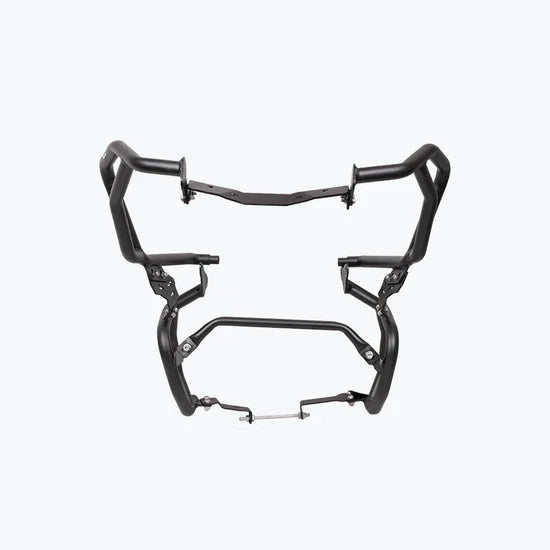 Legundary TVS APACHE RTX 300 RAPTOR CRASH GUARD UPPER & LOWER SET BLACK
