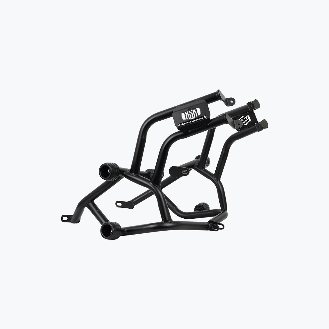 RCT Crash Guard Black for Yamaha XSR155 – Heavy Duty Engine Protection Guard
