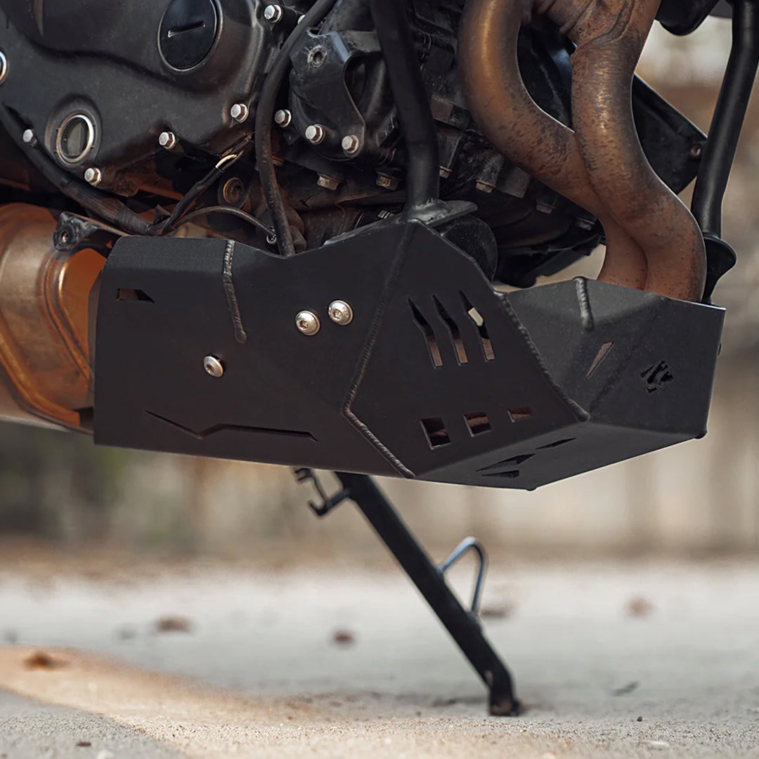Legundary Kawasaki Versys 650 Vambrace Bash Plate Black