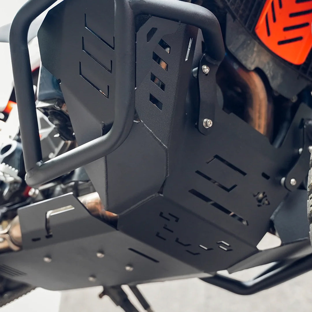 Legundary KTM ADV 890 Vambrace Bash Plate Black