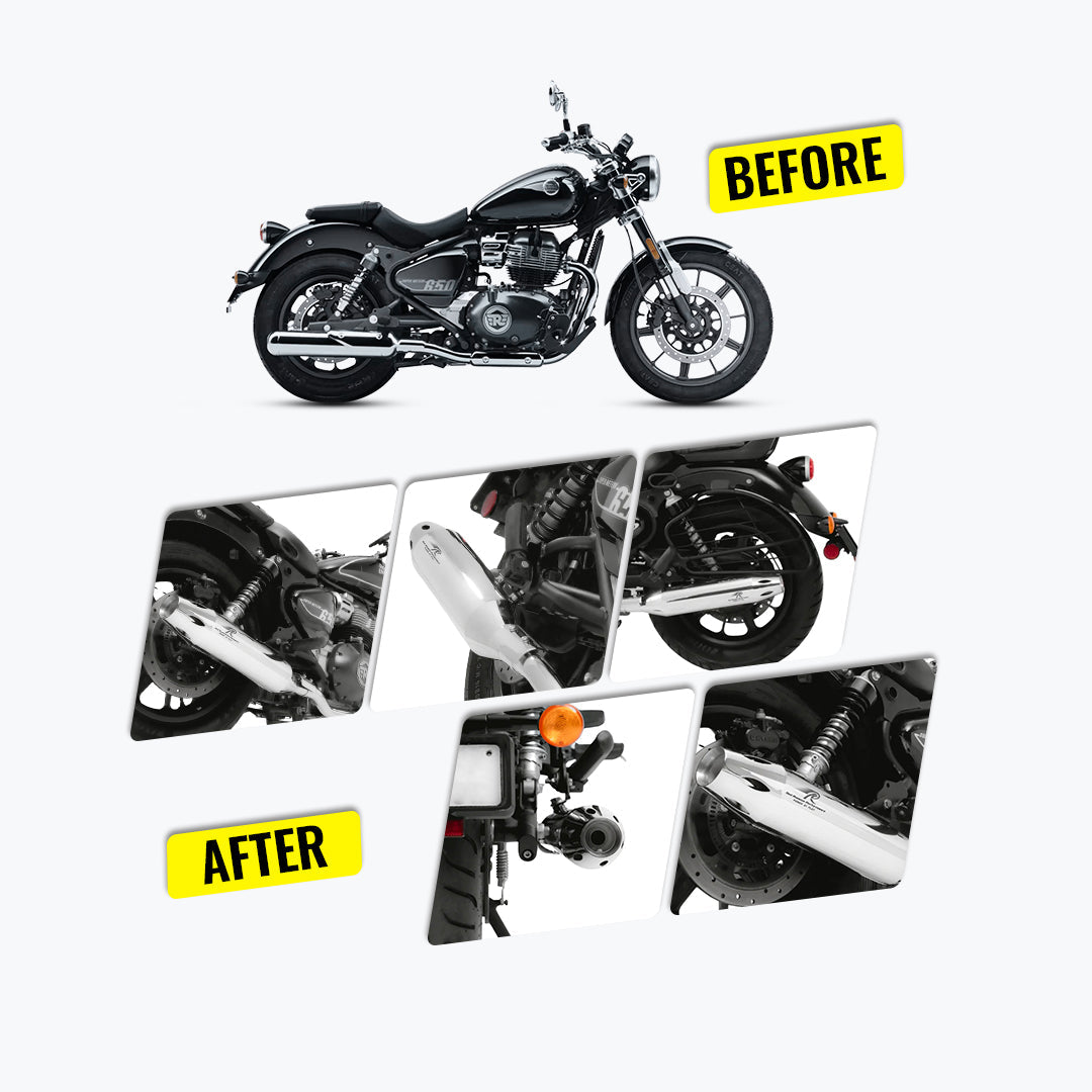 Red Rooster Performance Super Meteor 650 Astral Pro Exhaust Polish