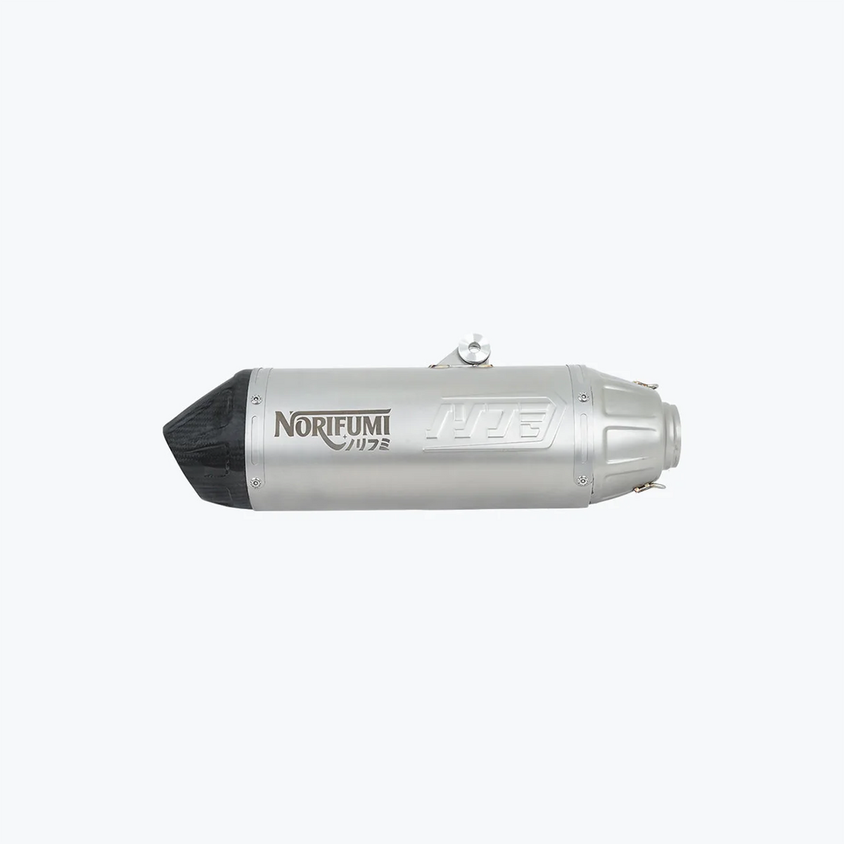 Norifumi Whoops SS Carbon Slip-On Exhaust for Royal Enfield Himalayan 450 Long