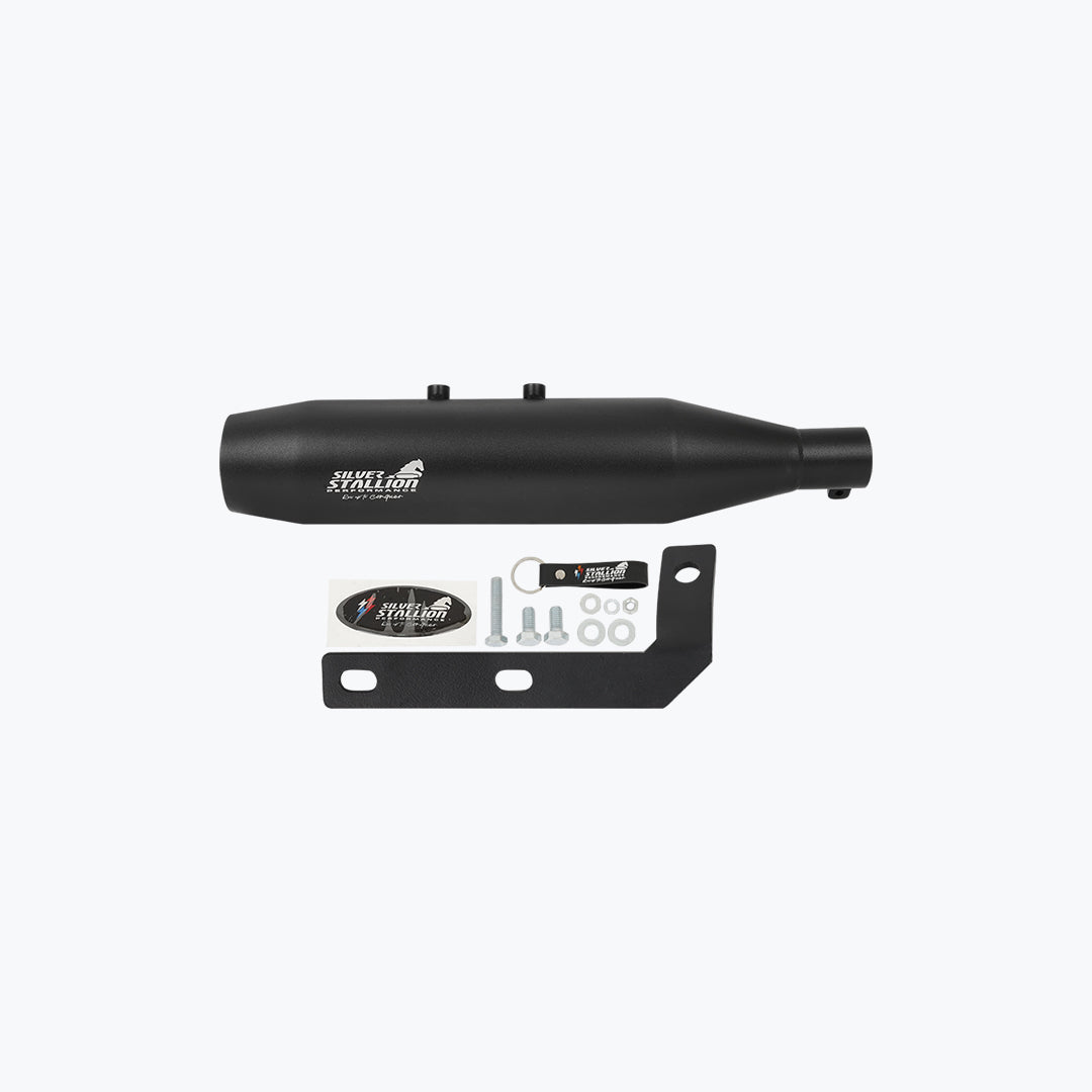 SSP Hunter Shorty Exhaust Matte Black