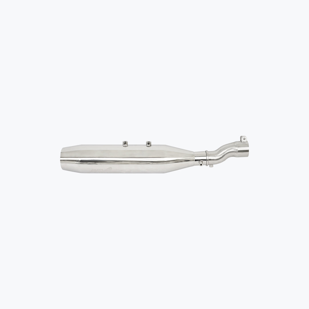 SSP Triumph Speed 400 / Scrambler 400X De-Cat Slip-On Exhaust Silver