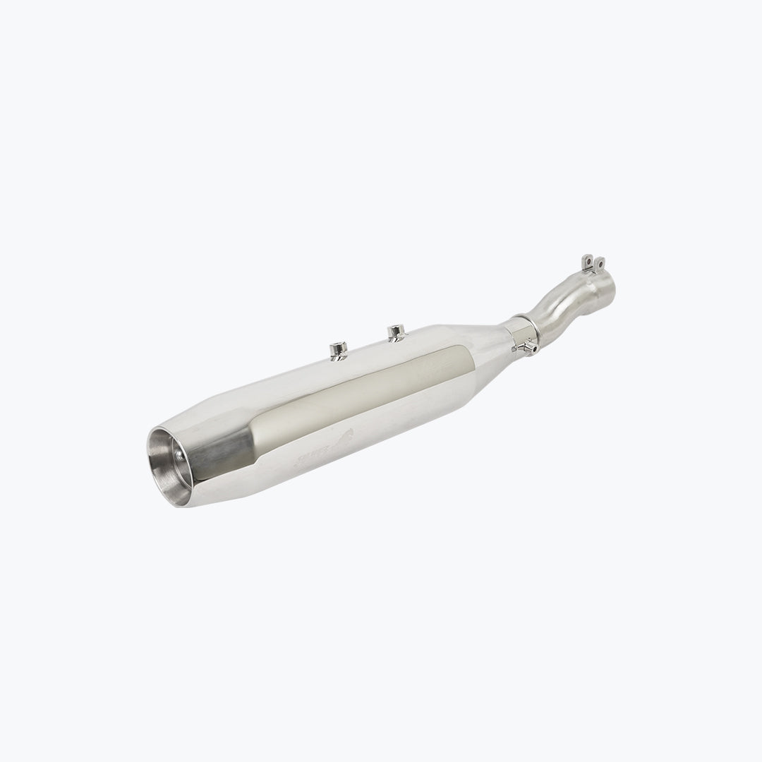 SSP Triumph Speed 400 / Scrambler 400X De-Cat Slip-On Exhaust Silver