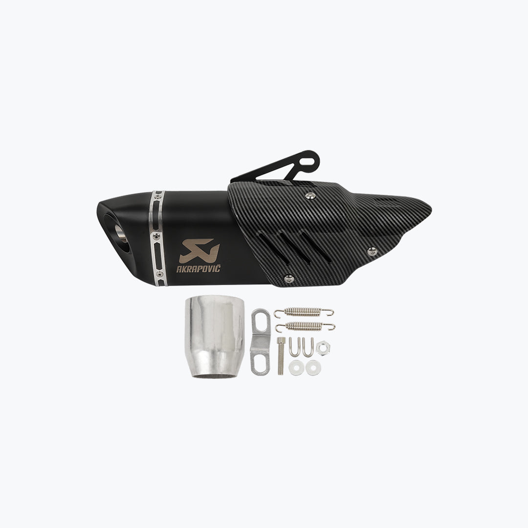 Akrapovic Full Black Carbon Shield Premium Exhaust Replica