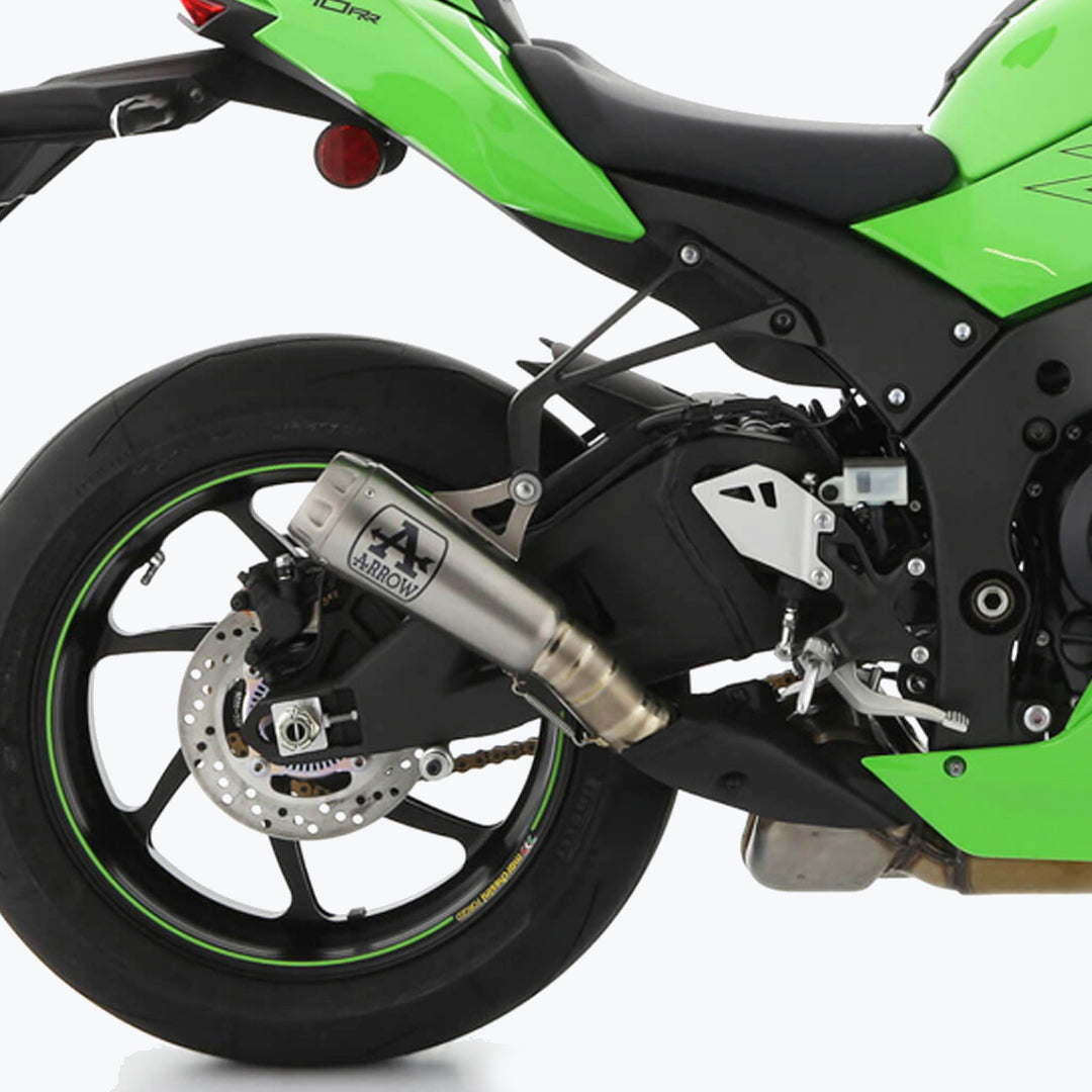 Arrow ProRace Titanium Half System Exhaust for Kawasaki ZX-10R / ZX-10RR (2021–2025)
