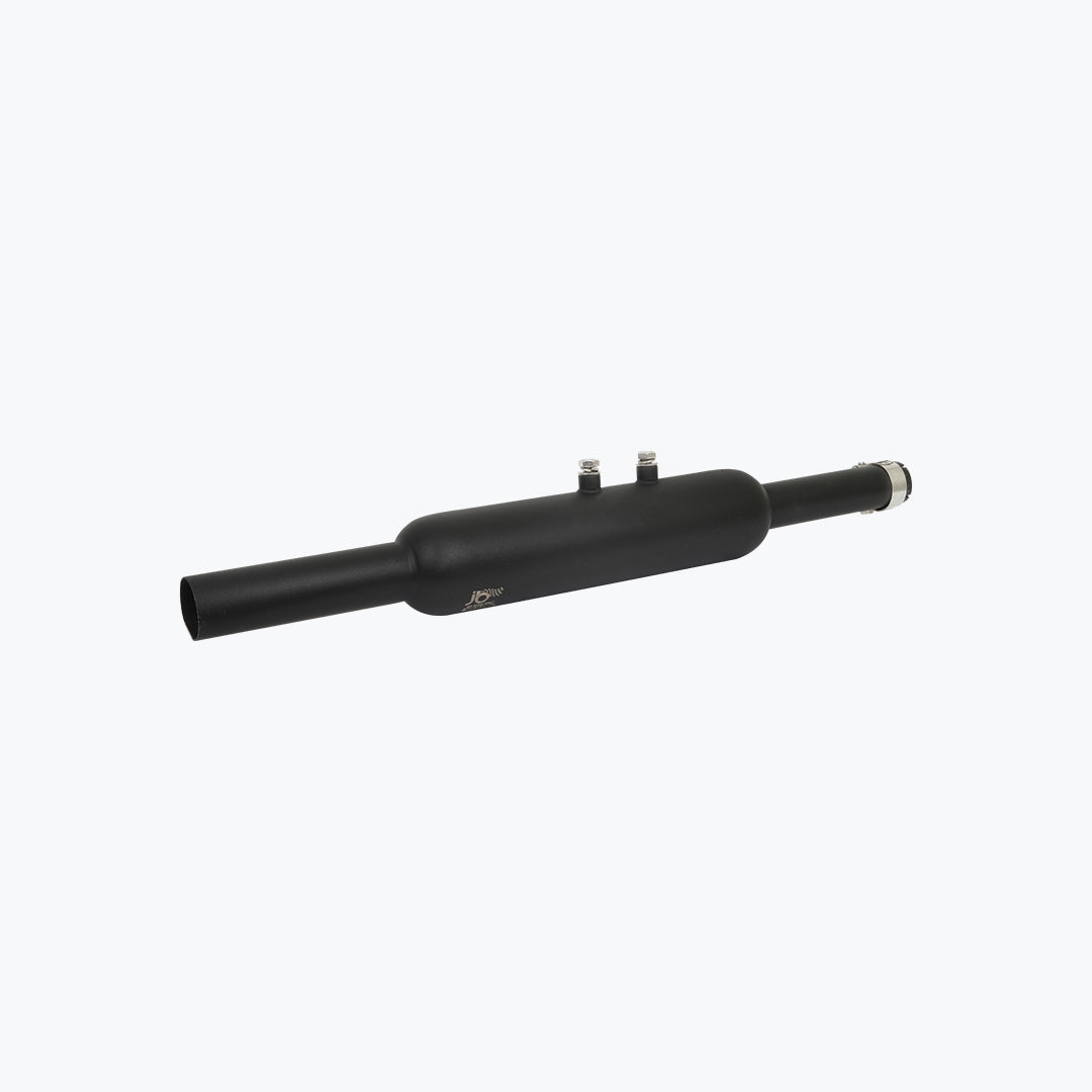 JB RACING Mini Punjabi SS Exhaust – Small & Big Mouth – Black