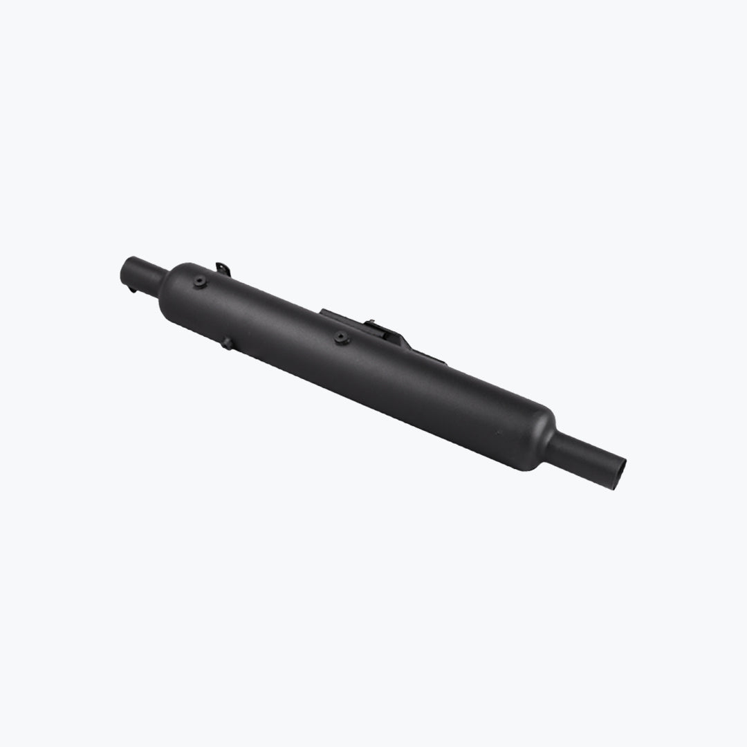 JB Racing Royal Enfield Long Glass Wool Exhaust Black Replica BS4