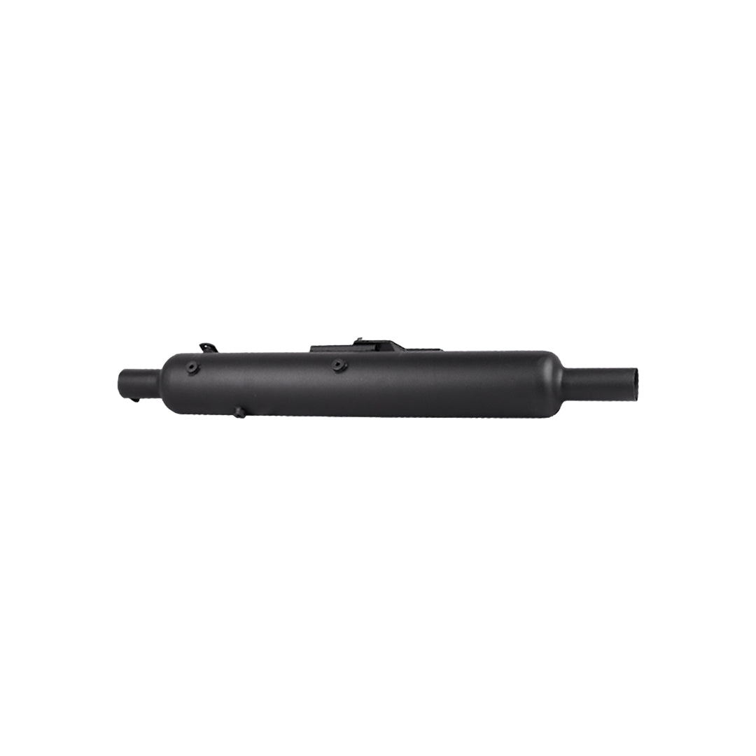 JB Racing Royal Enfield Long Glass Wool Exhaust Black Replica BS4