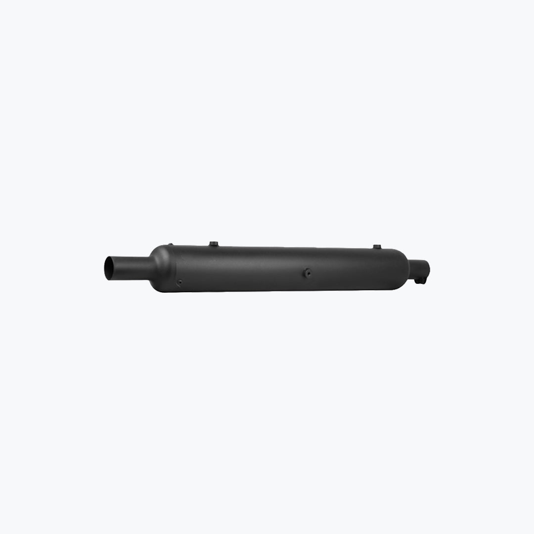 JB Racing Royal Enfield Long Glass Wool Exhaust Black Replica BS4
