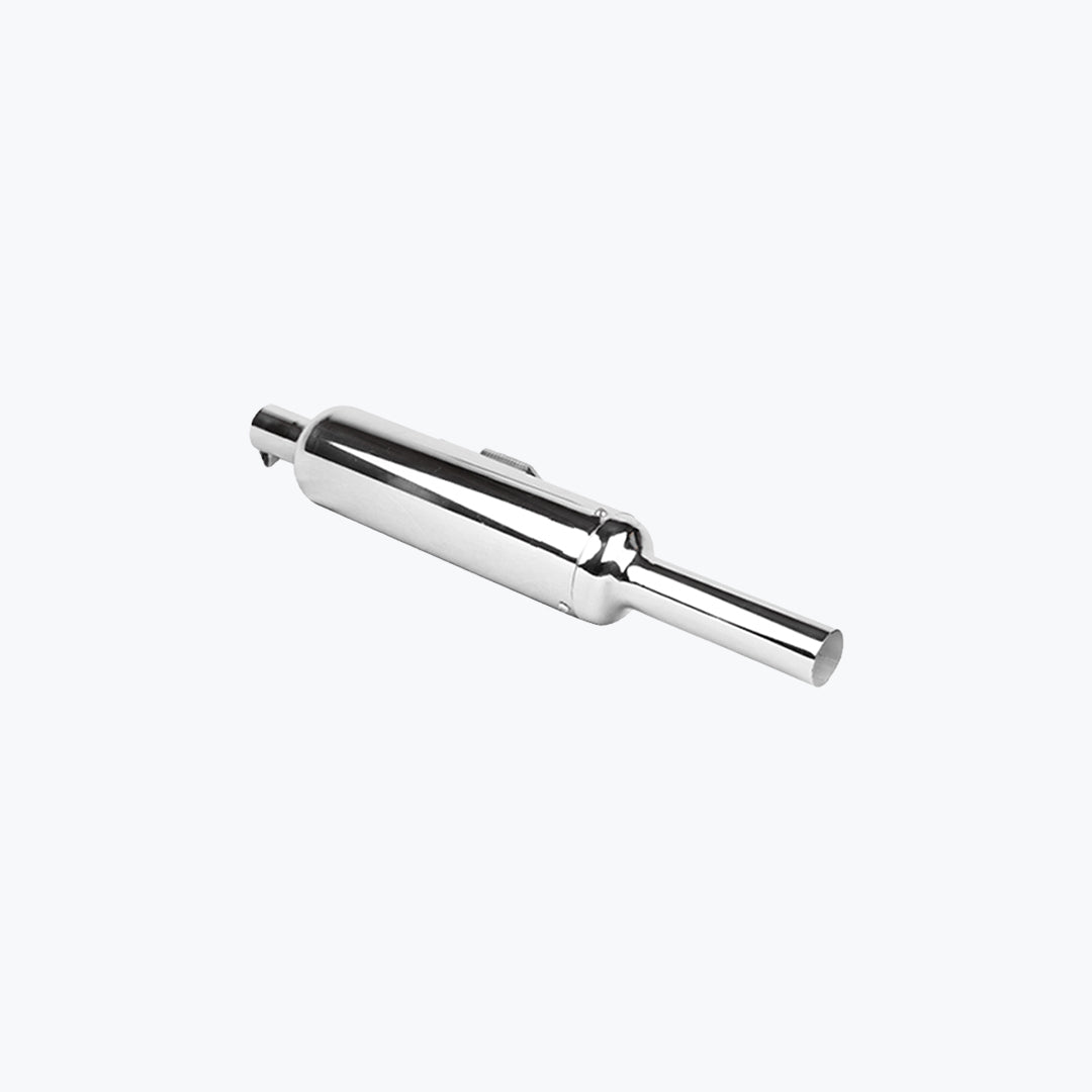 JB Racing Reborn Short Bottle Glasswool Exhaust Black for Royal Enfield Classic Reborn
