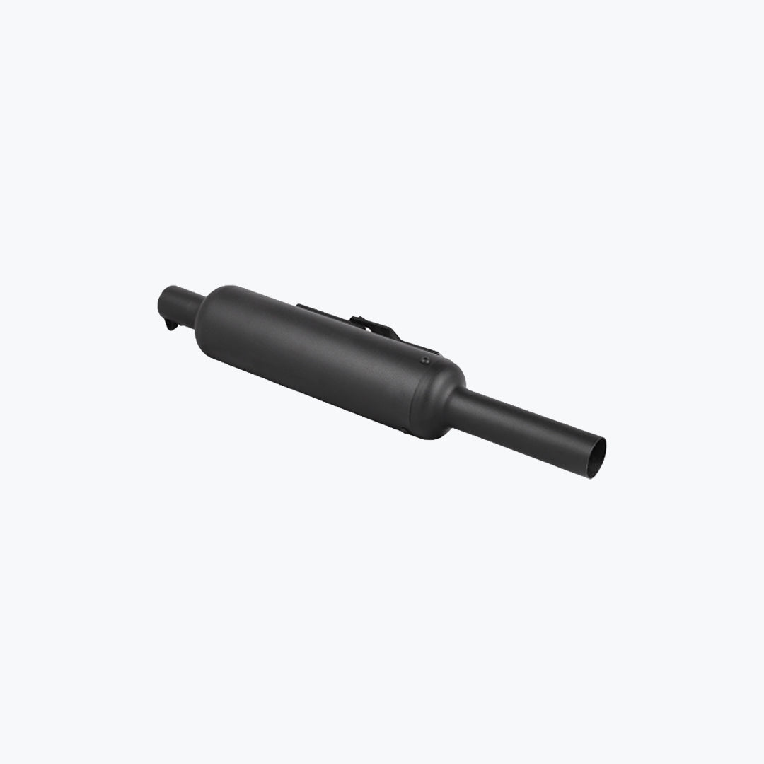 JB Racing Reborn Short Bottle Glasswool Exhaust Black for Royal Enfield Classic Reborn