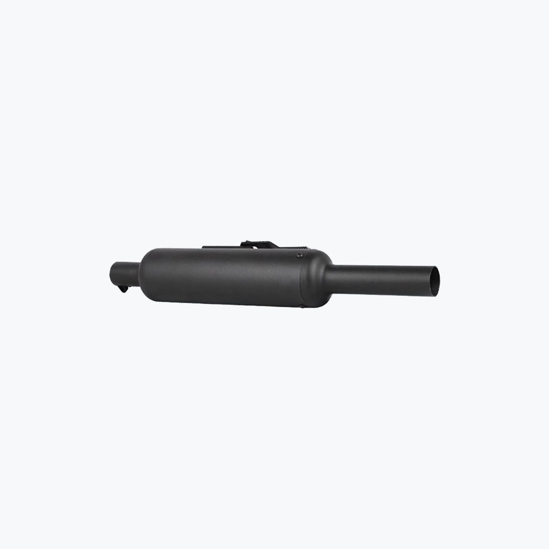 JB Racing Reborn Short Bottle Glasswool Exhaust Black for Royal Enfield Classic Reborn
