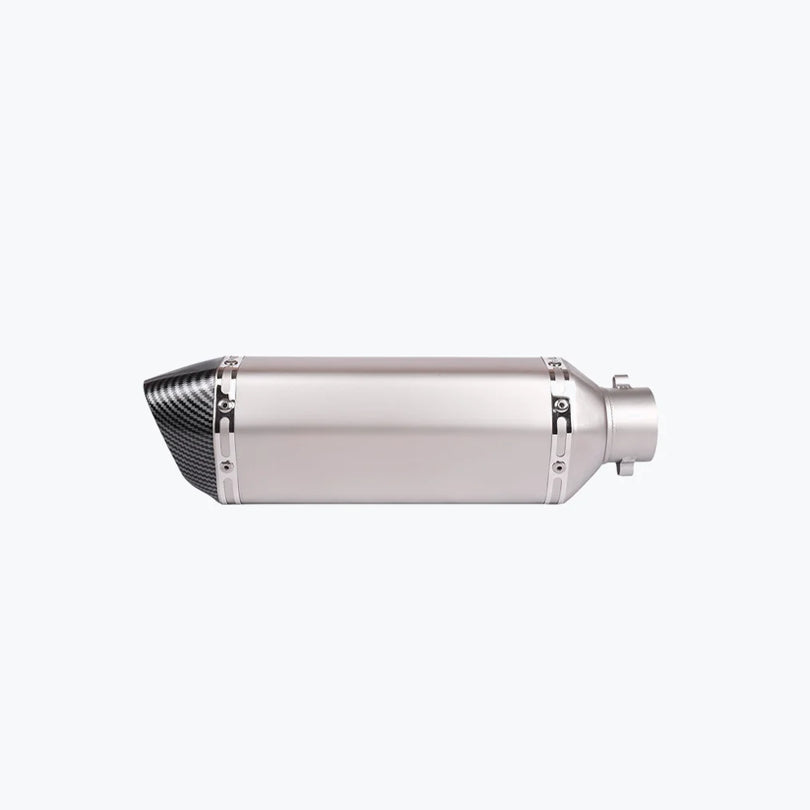 Akrapovic Exhaust End Carbon Silver