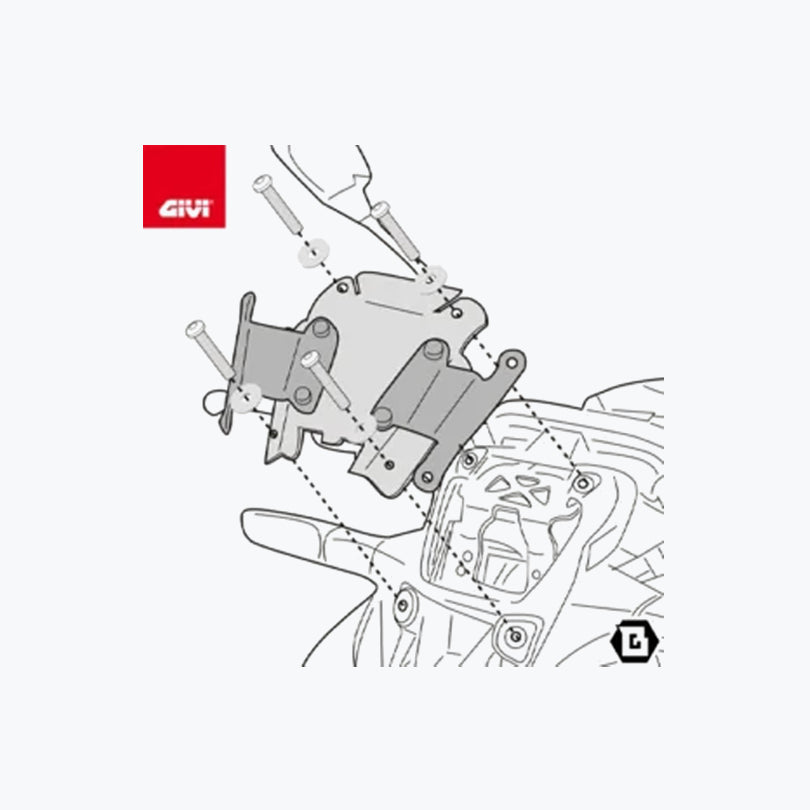 GIVI Kawasaki Z900 Windscreen Fitting Kit A4137A