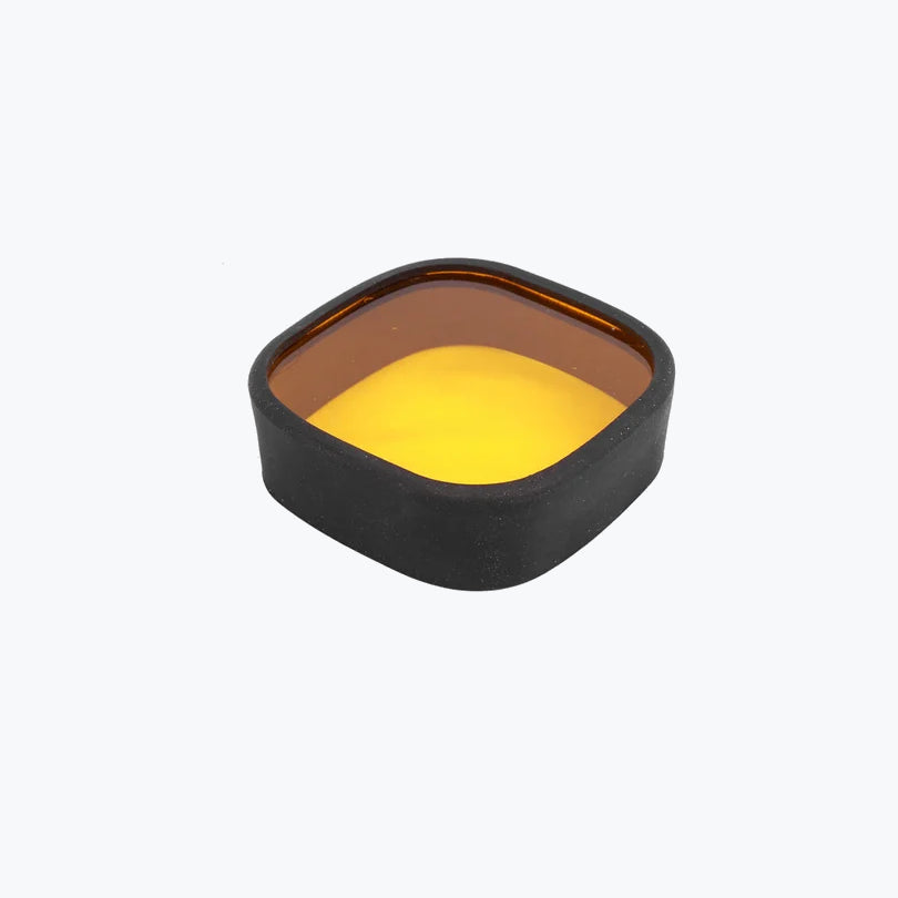 HJG 4 LED Square Fog Light Yellow Cap Premium