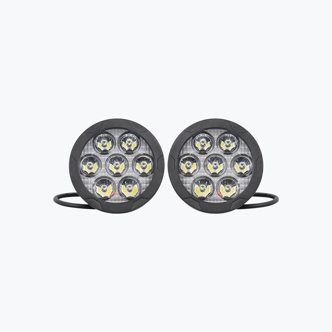 HJG 7 LED Round Fog Light Dimmerstat Premium