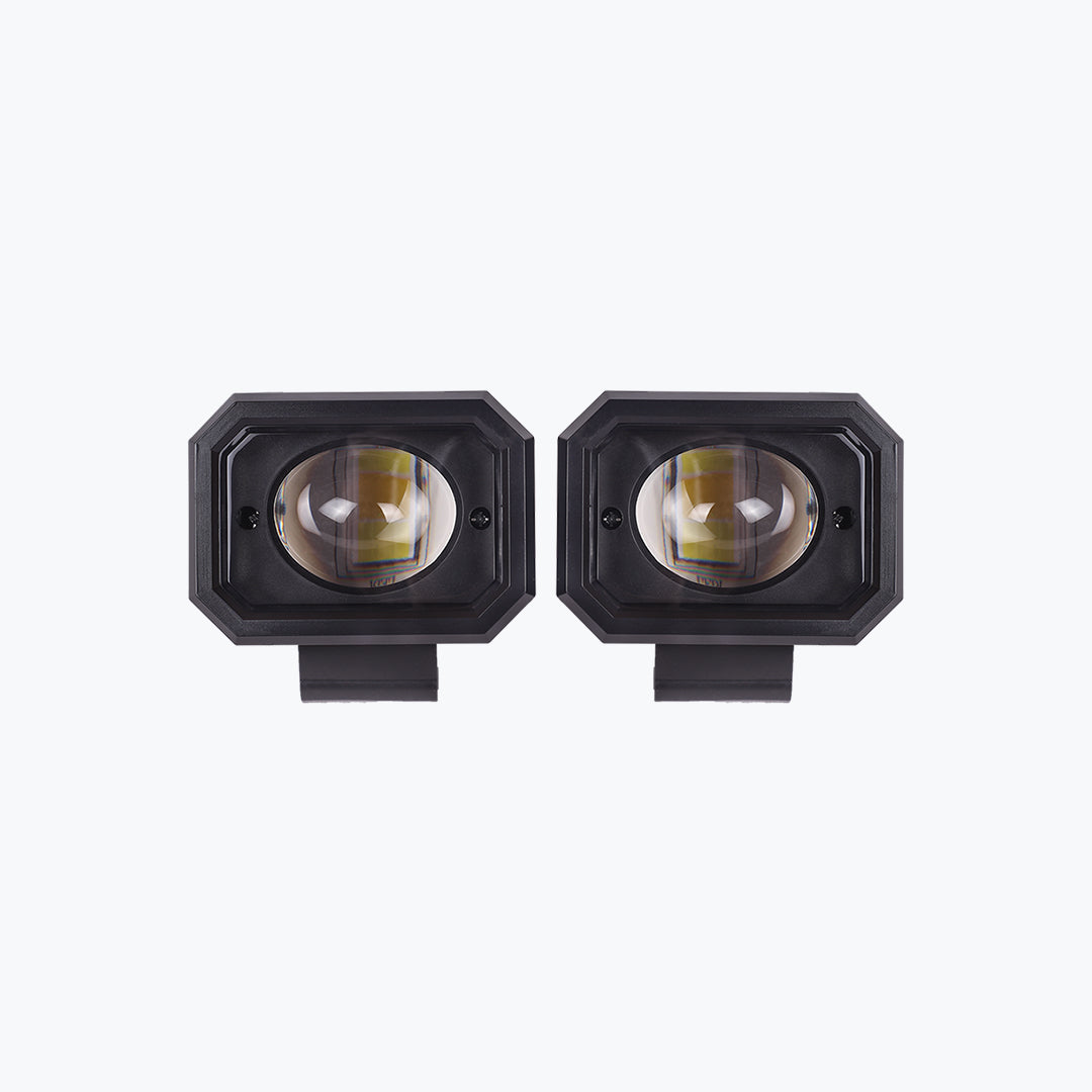 HJG AI CAM Square 3D Foglight Universal Smart LED Auxiliary Light