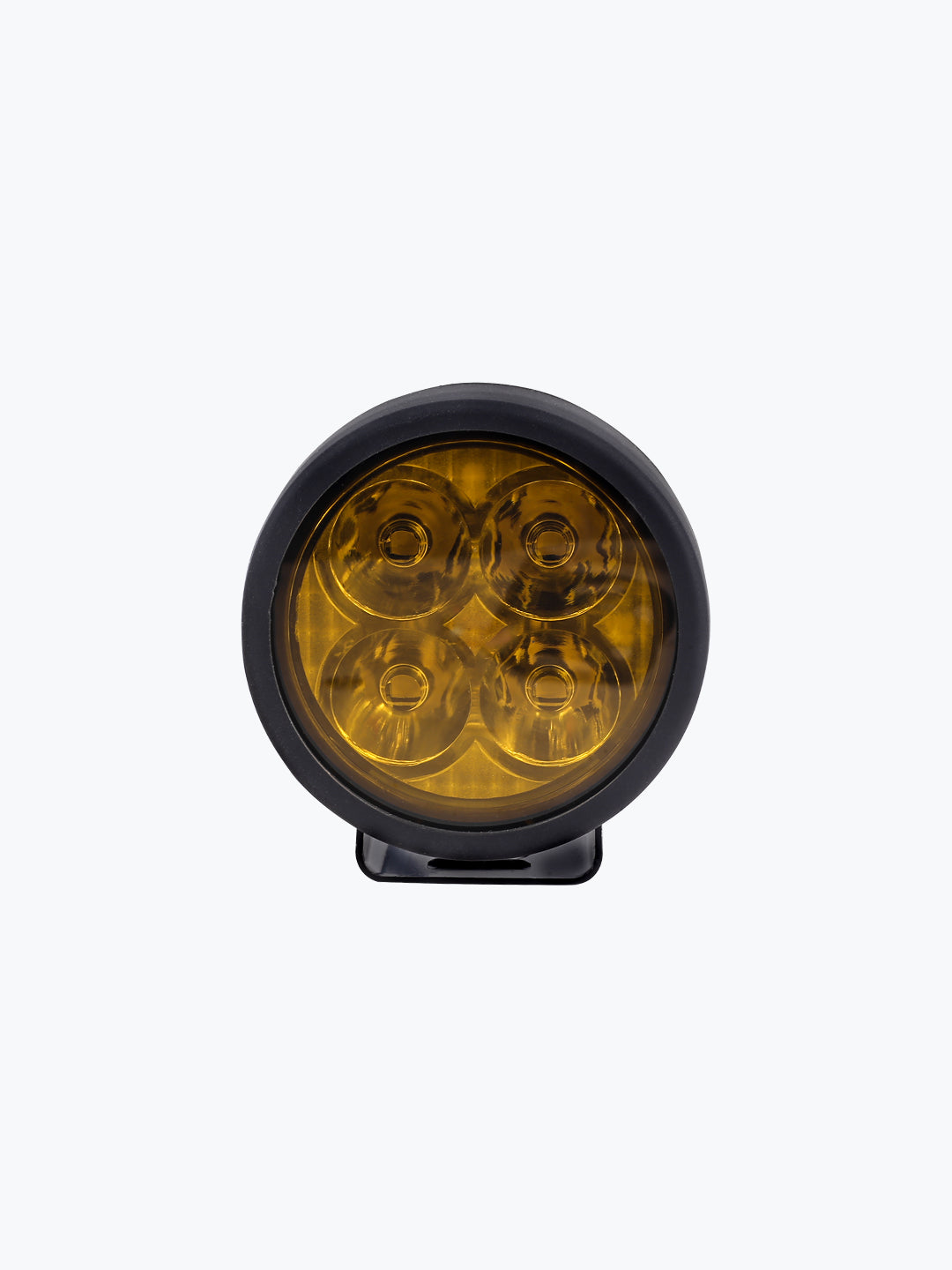 HJG 4 LED Cap Round Pair Foglight With Wire harness