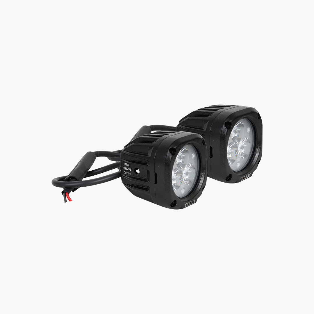 MADDOG Scout LED Motorcycle Auxiliary Light Pair