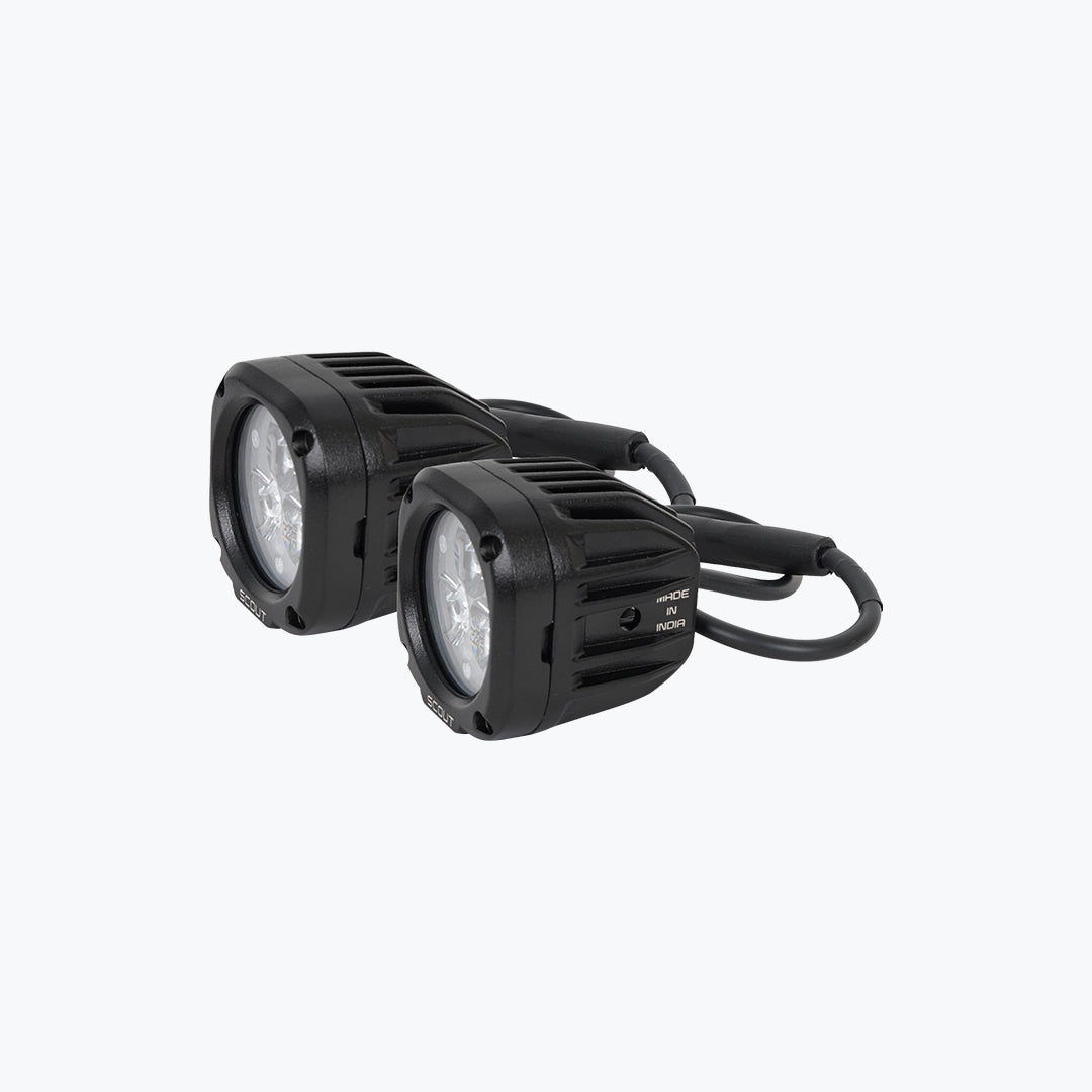 MADDOG Scout LED Motorcycle Auxiliary Light Pair