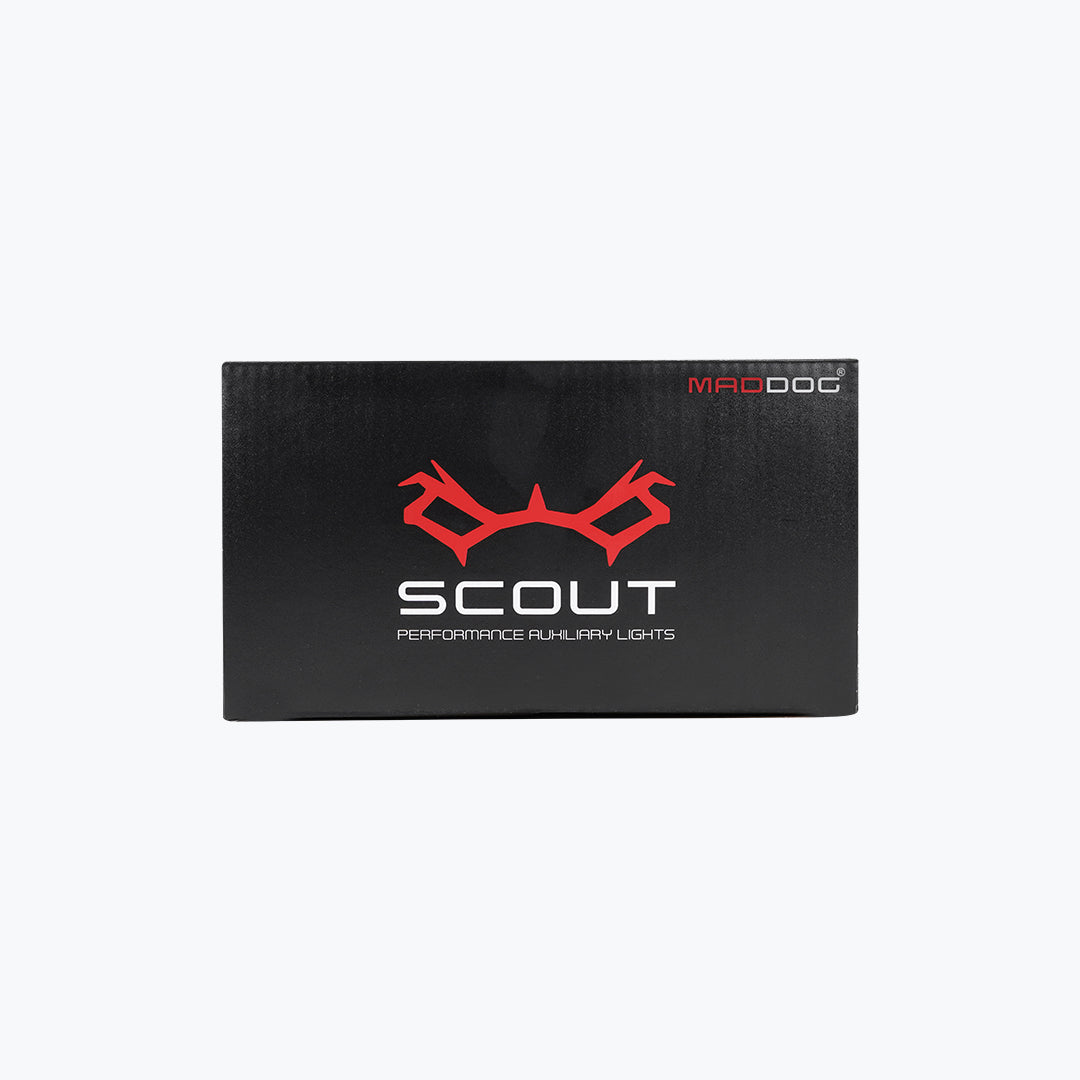 MADDOG Scout LED Motorcycle Auxiliary Light Pair