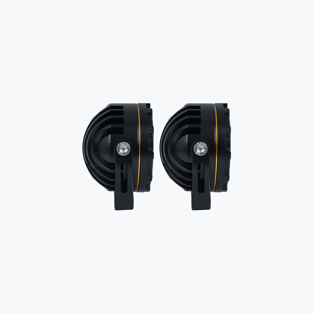 MOTOWOLF Tank Gun L1 7 LED Motorcycle Fog Light Pair