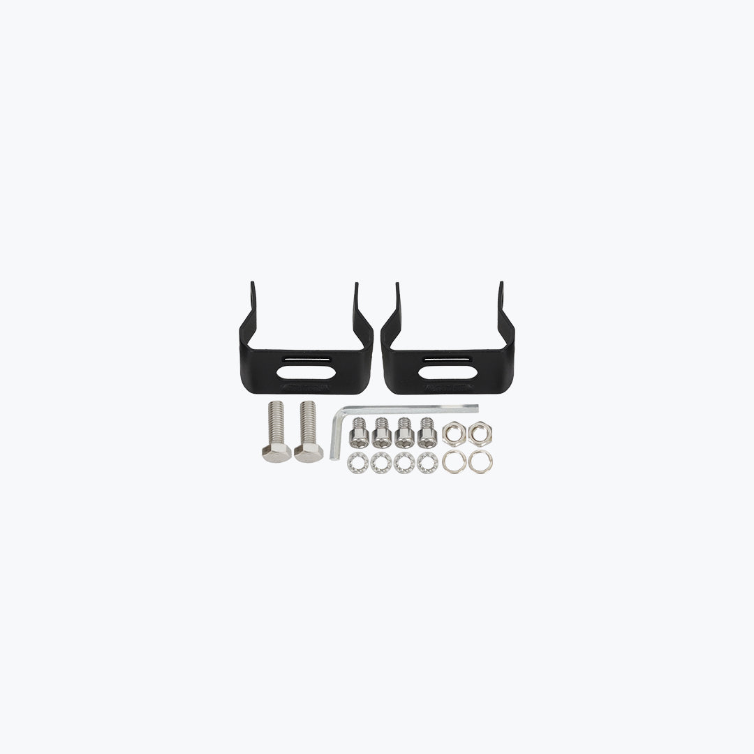 HJG Square H Mini Motorcycle Fog Light Pair
