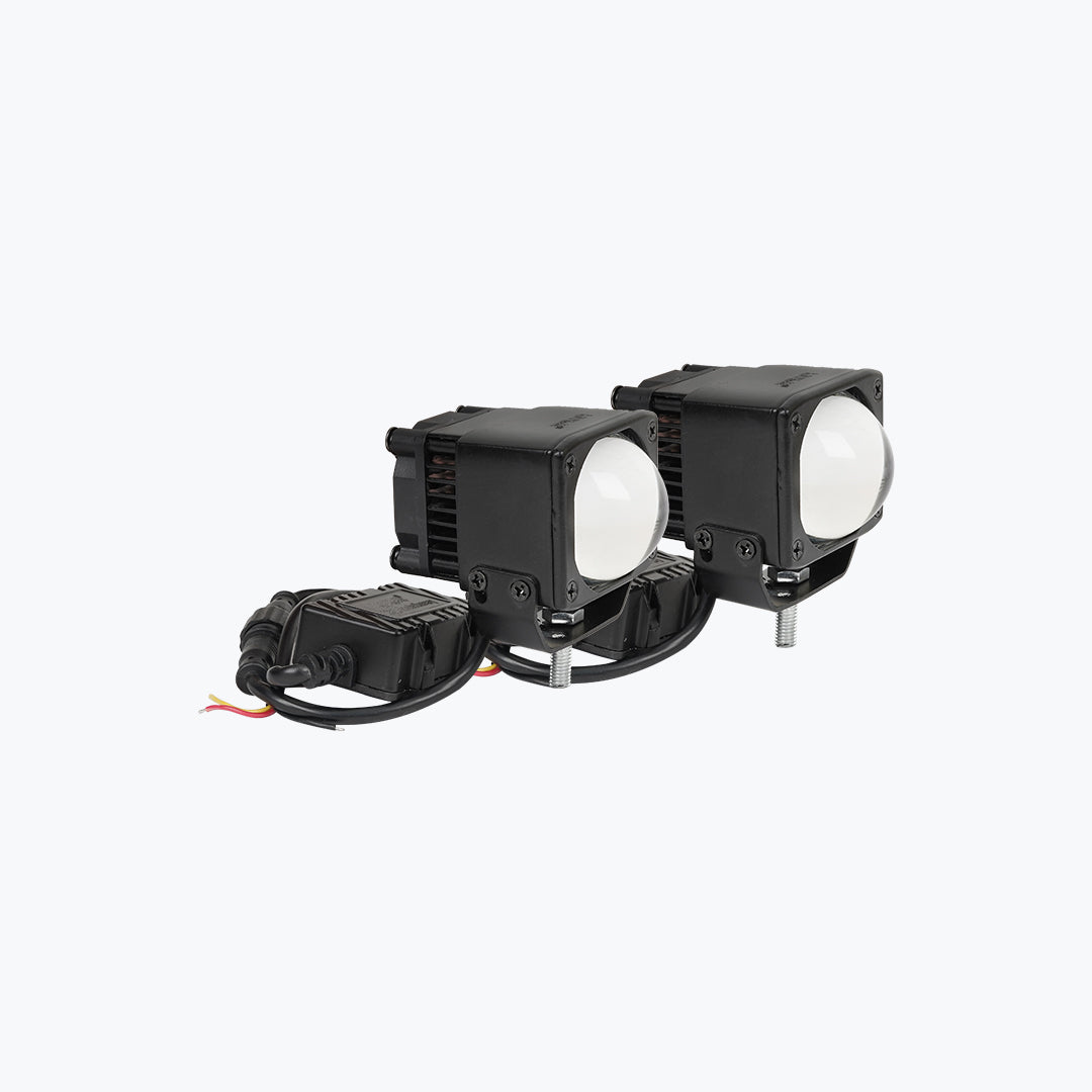 HJG Universal Square Laser Cannon Motorcycle Foglight