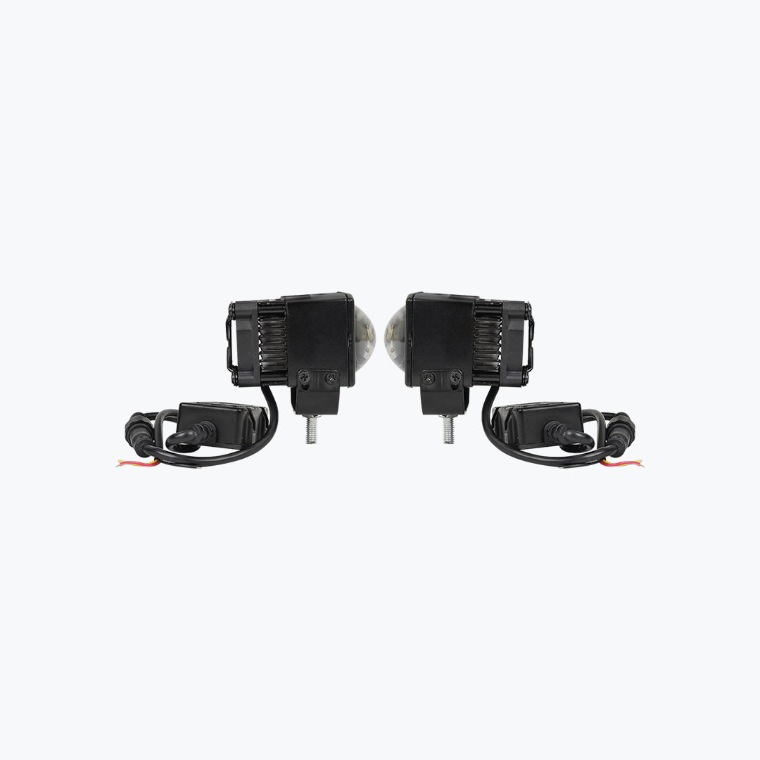 HJG Universal Square Laser Cannon Motorcycle Foglight