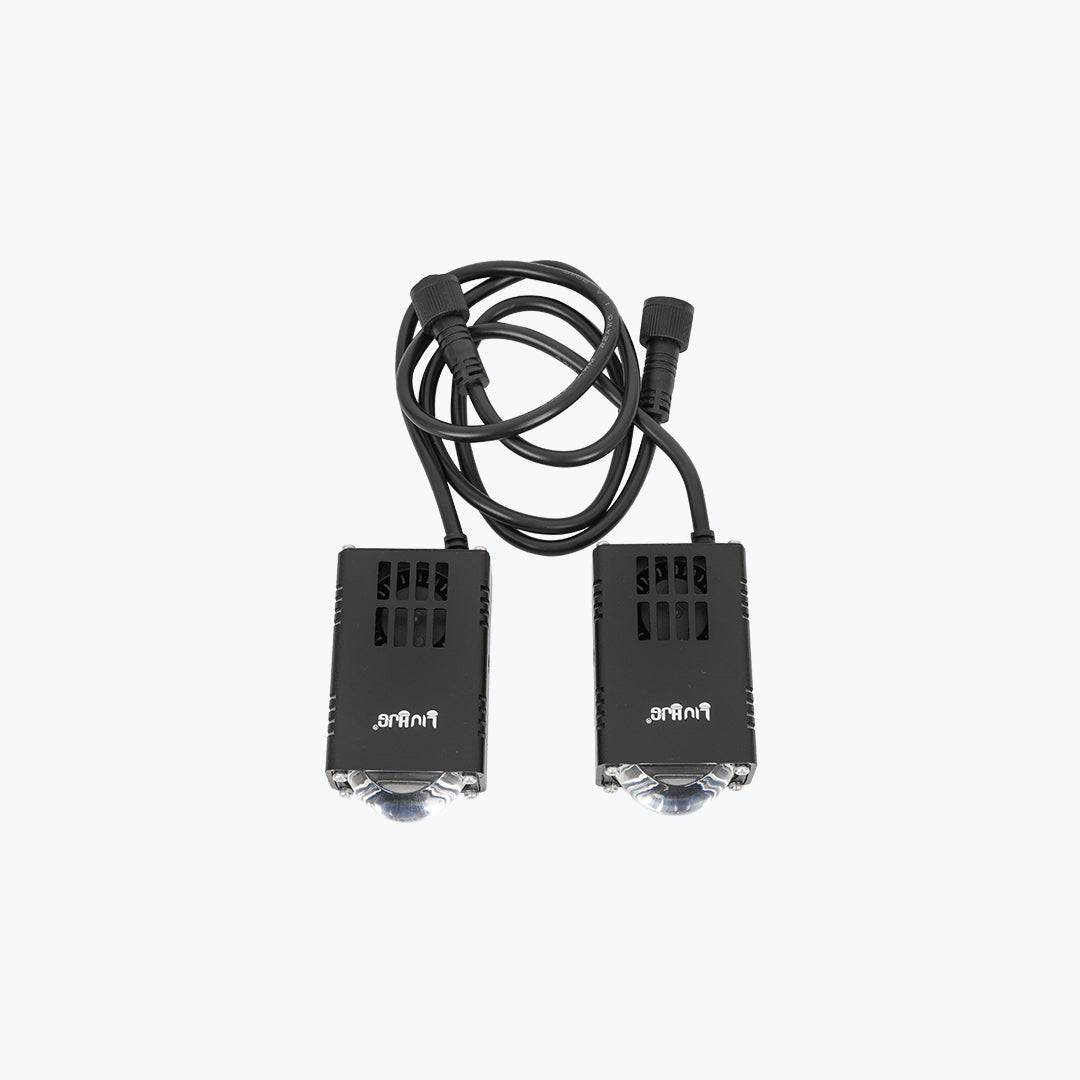 HJG Square Slim Mini Drive Foglight Pair